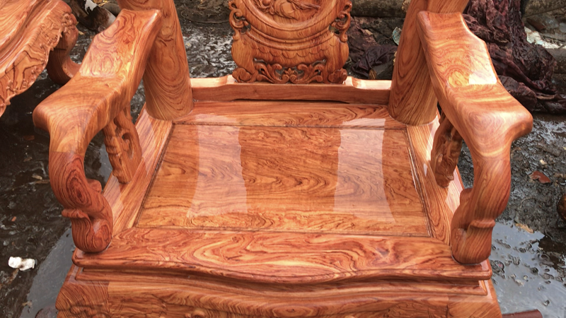 bàn ghế gỗ hương đá