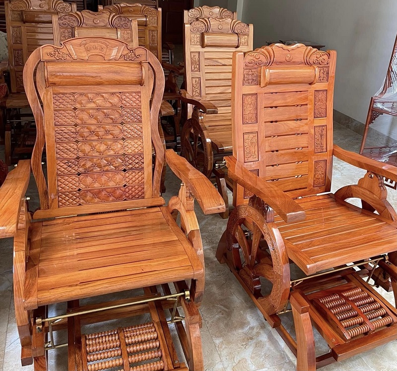 ghế tư giản bằng gỗ